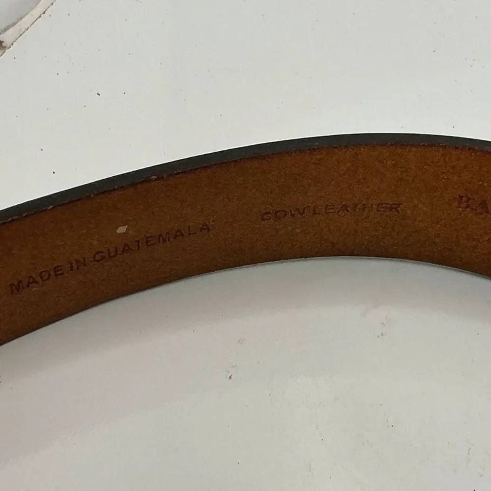 Banana Republic Brown Leather Belt Men’s Size 36 1.25” Casual Dress